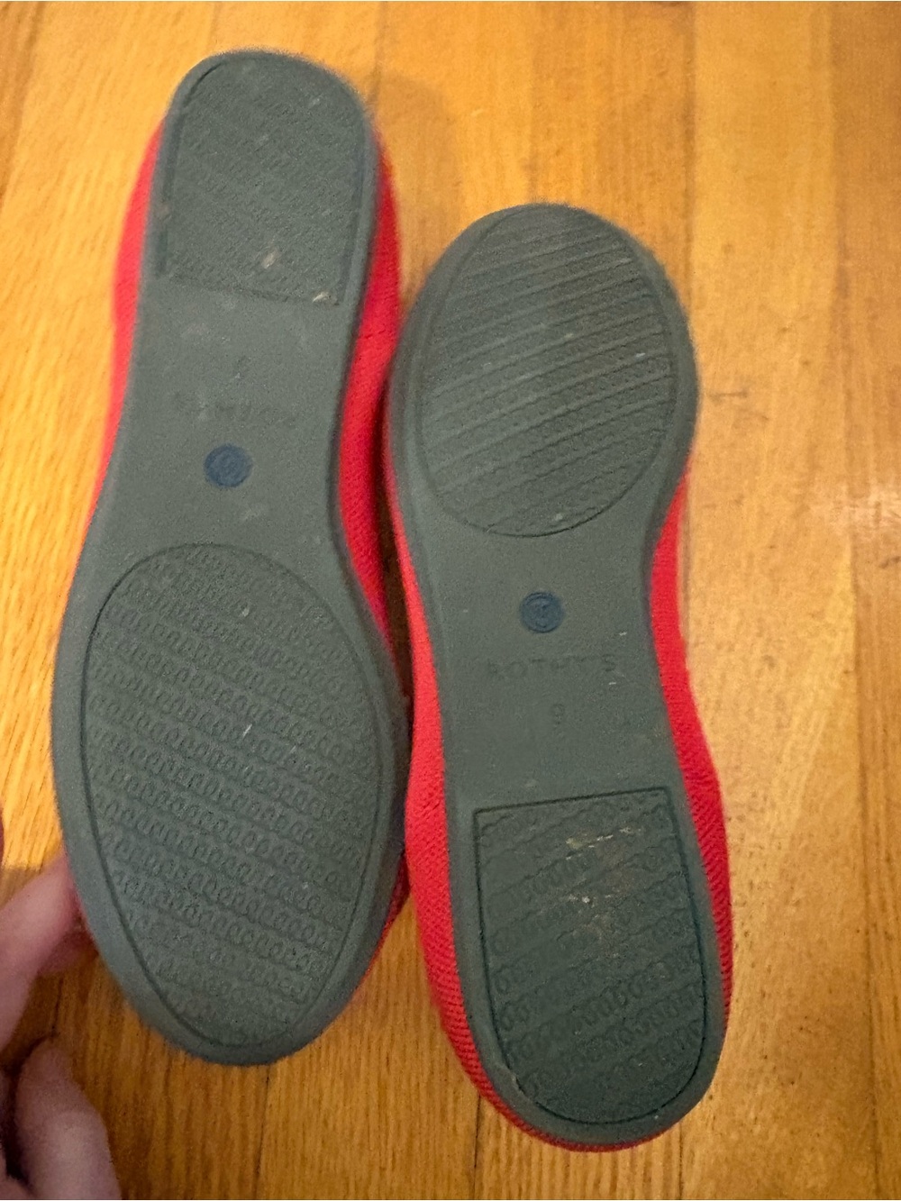 Red Rothy’s Flats Size 9 - Picture 3 of 4